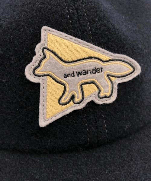 maison kitsune（メゾンキツネ）MAISON KITSUNE (メゾンキツネ) キャップ ネイビー サイズ:MLサイズの古着・服飾アイテム