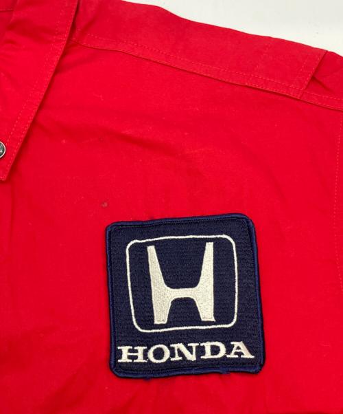 HONDA（ホンダ）HONDA (ホンダ) ワークシャツ レッド サイズ:SIZE Mの古着・服飾アイテム