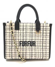 furfur（ファーファー）の古着「ツイートロゴトートバッグ」
