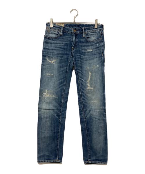 POLO RALPH LAUREN（ポロ・ラルフローレン）POLO RALPH LAUREN (ポロ・ラルフローレン) デニムパンツ インディゴ サイズ:63.5cm (W25)の古着・服飾アイテム