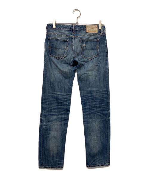 POLO RALPH LAUREN（ポロ・ラルフローレン）POLO RALPH LAUREN (ポロ・ラルフローレン) デニムパンツ インディゴ サイズ:63.5cm (W25)の古着・服飾アイテム