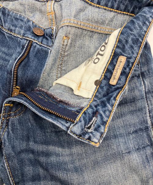 POLO RALPH LAUREN（ポロ・ラルフローレン）POLO RALPH LAUREN (ポロ・ラルフローレン) デニムパンツ インディゴ サイズ:63.5cm (W25)の古着・服飾アイテム