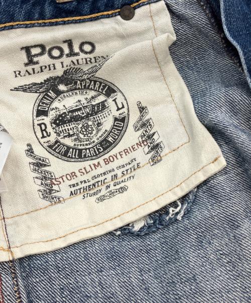 POLO RALPH LAUREN（ポロ・ラルフローレン）POLO RALPH LAUREN (ポロ・ラルフローレン) デニムパンツ インディゴ サイズ:63.5cm (W25)の古着・服飾アイテム