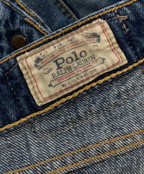 POLO RALPH LAUREN（ポロ・ラルフローレン）POLO RALPH LAUREN (ポロ・ラルフローレン) デニムパンツ インディゴ サイズ:63.5cm (W25)の古着・服飾アイテム