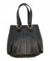 BVLGARI (ブルガリ) GREREL　レザートートバッグ ブラック：13000円