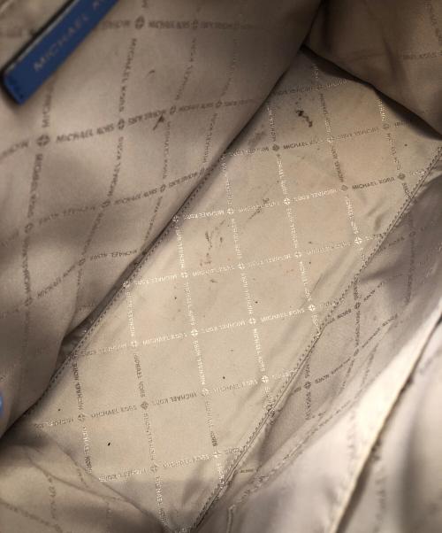 MICHAEL KORS（マイケルコース）MICHAEL KORS (マイケルコース) 2WAYバッグ ブルー×スカイブルーの古着・服飾アイテム