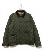 POLO RALPH LAURENポロ・ラルフローレン）の古着「中綿キルティングジャケット」｜オリーブ×ブラウン