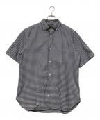 NIGEL CABOURNナイジェルケーボン）の古着「半袖シャツ」｜ブルー×ホワイト