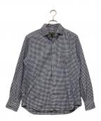 NIGEL CABOURNナイジェルケーボン）の古着「長袖シャツ」｜ブルー×ホワイト
