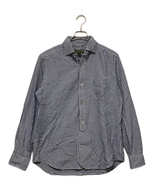 NIGEL CABOURN（ナイジェルケーボン）NIGEL CABOURN (ナイジェルケーボン) 長袖シャツ ブルー×ホワイト サイズ:48の古着・服飾アイテム