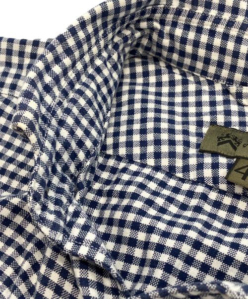 NIGEL CABOURN（ナイジェルケーボン）NIGEL CABOURN (ナイジェルケーボン) 長袖シャツ ブルー×ホワイト サイズ:48の古着・服飾アイテム
