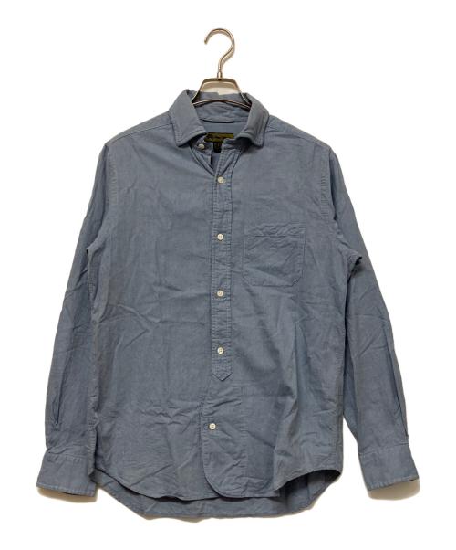 NIGEL CABOURN（ナイジェルケーボン）NIGEL CABOURN (ナイジェルケーボン) 長袖シャツ スカイブルー サイズ:48の古着・服飾アイテム