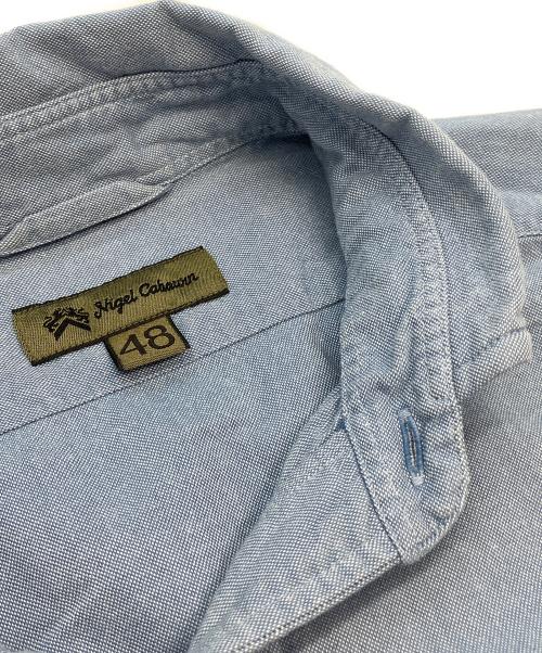 NIGEL CABOURN（ナイジェルケーボン）NIGEL CABOURN (ナイジェルケーボン) 長袖シャツ スカイブルー サイズ:48の古着・服飾アイテム
