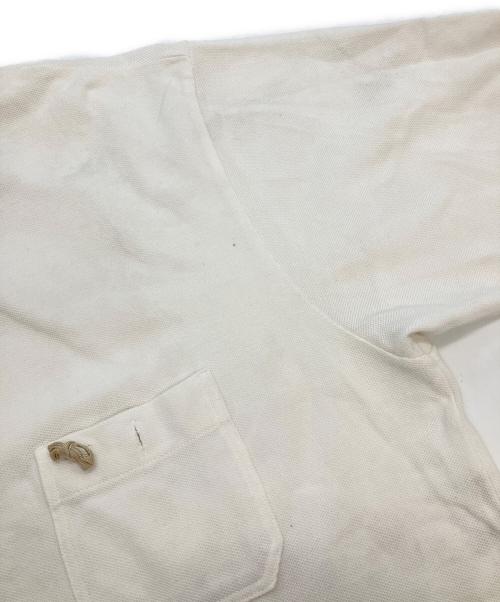 NIGEL CABOURN（ナイジェルケーボン）NIGEL CABOURN (ナイジェルケーボン) ポロシャツ ホワイト サイズ:48の古着・服飾アイテム
