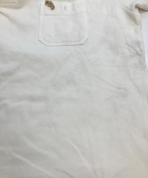 NIGEL CABOURN（ナイジェルケーボン）NIGEL CABOURN (ナイジェルケーボン) ポロシャツ ホワイト サイズ:48の古着・服飾アイテム