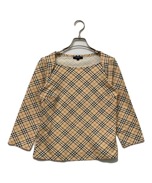 BURBERRY LONDON（バーバリーロンドン）BURBERRY LONDON (バーバリーロンドン) 長袖カットソー ベージュ サイズ:2の古着・服飾アイテム