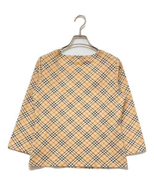 BURBERRY LONDON（バーバリーロンドン）BURBERRY LONDON (バーバリーロンドン) 長袖カットソー ベージュ サイズ:2の古着・服飾アイテム