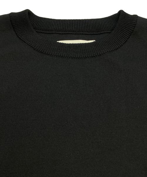 UNITED TOKYO（ユナイテッドトーキョー）UNITED TOKYO (ユナイテッドトーキョー) 18G サーブルストレッチクルーネックニット ブラック サイズ:1の古着・服飾アイテム