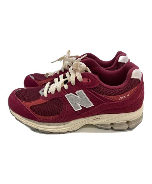 NEW BALANCE（ニューバランス）NEW BALANCE (ニューバランス) ローカットスニーカー レッド×ベージュ サイズ:25.5の古着・服飾アイテム