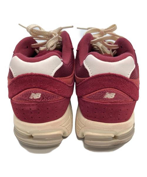 NEW BALANCE（ニューバランス）NEW BALANCE (ニューバランス) ローカットスニーカー レッド×ベージュ サイズ:25.5の古着・服飾アイテム