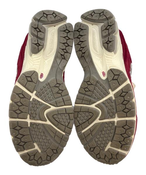 NEW BALANCE（ニューバランス）NEW BALANCE (ニューバランス) ローカットスニーカー レッド×ベージュ サイズ:25.5の古着・服飾アイテム
