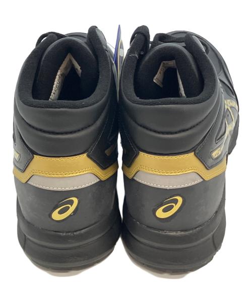 asics（アシックス）asics (アシックス) ウィンジョブ ブラック×ゴールドカラー サイズ:28の古着・服飾アイテム