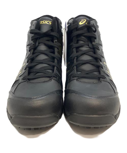 asics（アシックス）asics (アシックス) ウィンジョブ ブラック×ゴールドカラー サイズ:28の古着・服飾アイテム