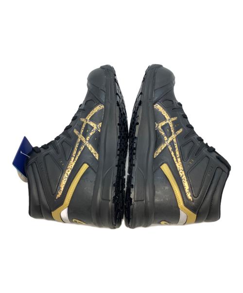 asics（アシックス）asics (アシックス) ウィンジョブ ブラック×ゴールドカラー サイズ:28の古着・服飾アイテム