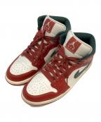 NIKEナイキ）の古着「Air Jordan 1 Mid」｜レッド×グリーン