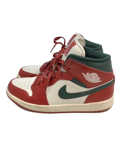 NIKE（ナイキ）NIKE (ナイキ) Air Jordan 1 Mid レッド×グリーン サイズ:26.5の古着・服飾アイテム