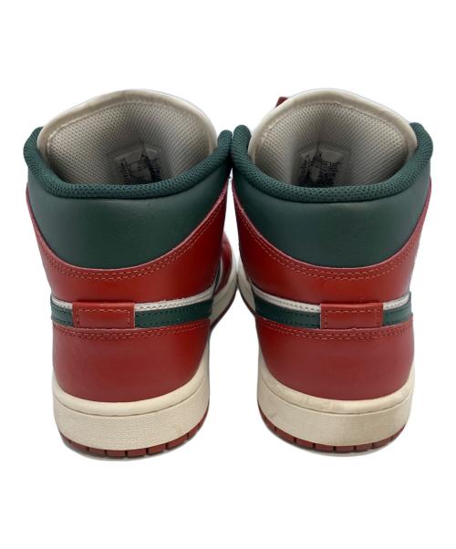 NIKE（ナイキ）NIKE (ナイキ) Air Jordan 1 Mid レッド×グリーン サイズ:26.5の古着・服飾アイテム