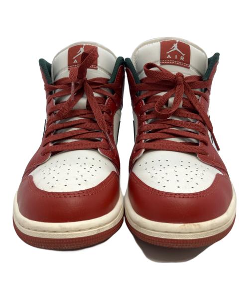 NIKE（ナイキ）NIKE (ナイキ) Air Jordan 1 Mid レッド×グリーン サイズ:26.5の古着・服飾アイテム
