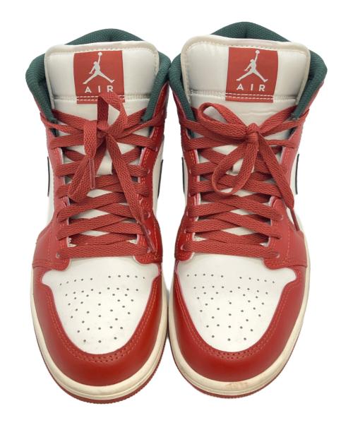 NIKE（ナイキ）NIKE (ナイキ) Air Jordan 1 Mid レッド×グリーン サイズ:26.5の古着・服飾アイテム