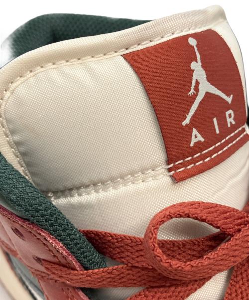 NIKE（ナイキ）NIKE (ナイキ) Air Jordan 1 Mid レッド×グリーン サイズ:26.5の古着・服飾アイテム
