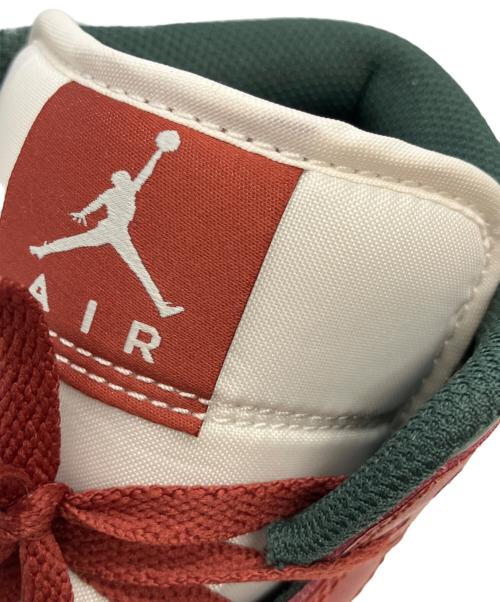 NIKE（ナイキ）NIKE (ナイキ) Air Jordan 1 Mid レッド×グリーン サイズ:26.5の古着・服飾アイテム