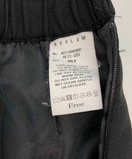 REFLEM（レフレム）REFLEM (レフレム) ミニスカート ブラック サイズ:Freeの古着・服飾アイテム