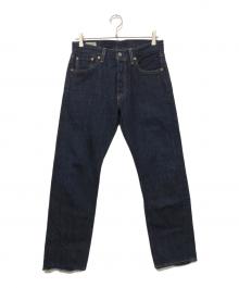 LEVI'S PReMIUM（リーバイス プレミアム）の古着「ワイドデニムパンツ」｜ブルー