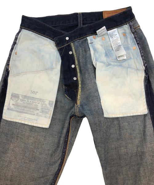 LEVI'S PReMIUM（リーバイス プレミアム）LEVI'S PReMIUM (リーバイス プレミアム) ワイドデニムパンツ ブルー サイズ:SIZE W30の古着・服飾アイテム