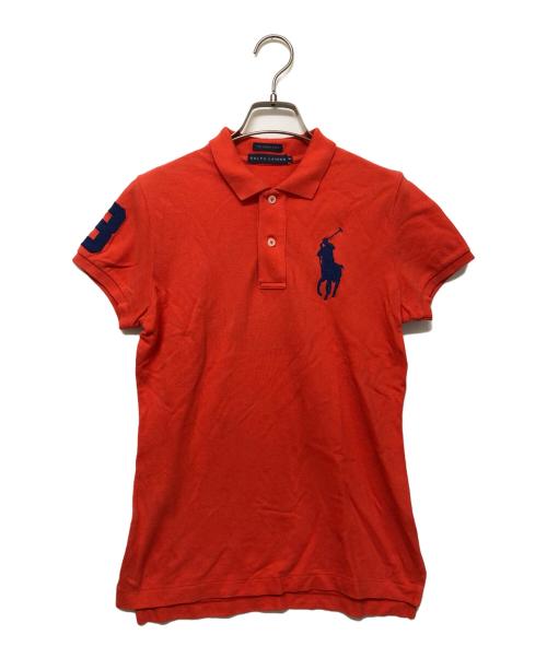 POLO RALPH LAUREN（ポロ・ラルフローレン）POLO RALPH LAUREN (ポロ・ラルフローレン) 半袖ポロシャツ オレンジ サイズ:SIZE Mの古着・服飾アイテム