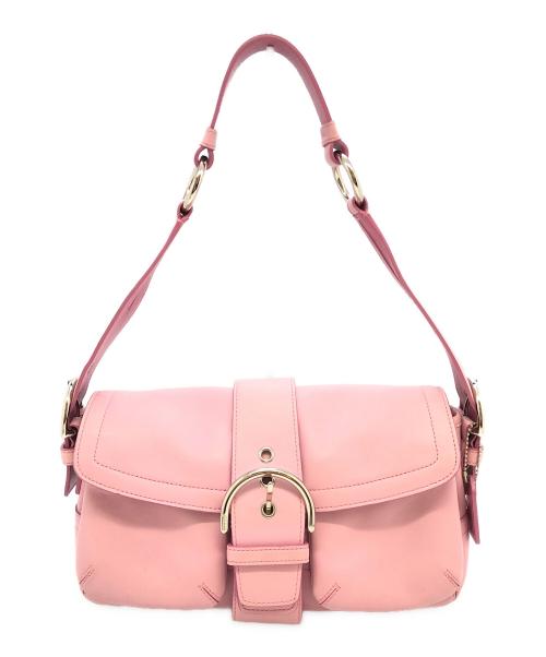 COACH（コーチ）COACH (コーチ) ソーホー　ワンショルダーバッグ ピンクの古着・服飾アイテム