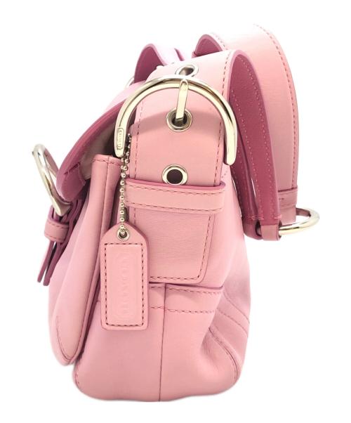 COACH（コーチ）COACH (コーチ) ソーホー　ワンショルダーバッグ ピンクの古着・服飾アイテム