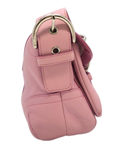 COACH（コーチ）COACH (コーチ) ソーホー　ワンショルダーバッグ ピンクの古着・服飾アイテム