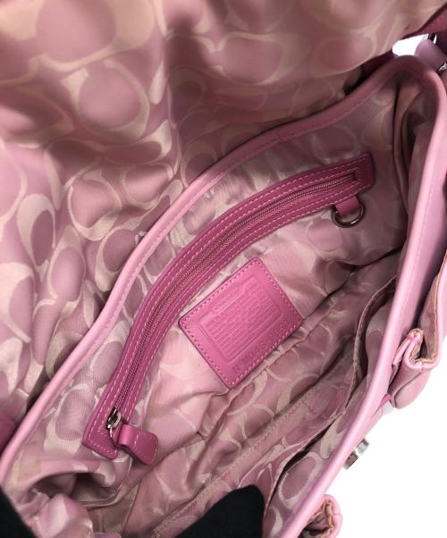 COACH（コーチ）COACH (コーチ) ソーホー　ワンショルダーバッグ ピンクの古着・服飾アイテム