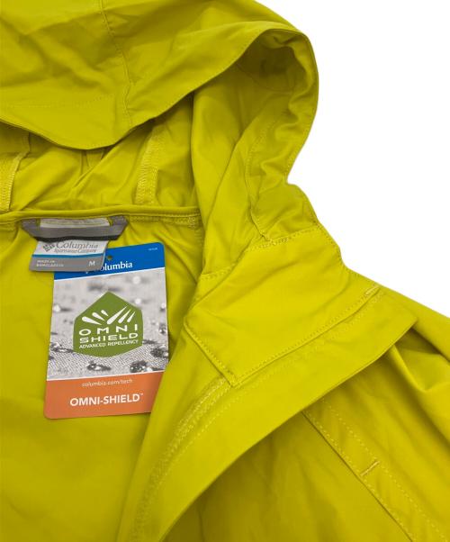 Columbia（コロンビア）Columbia (コロンビア) Trail Rush Softshell Jacket イエロー サイズ:SIZE Mの古着・服飾アイテム