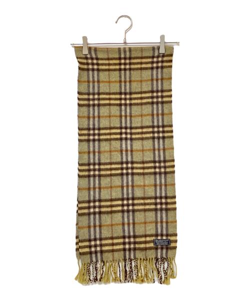 Burberry's（バーバリーズ）Burberry's (バーバリーズ) マフラー ブラウン×ベージュの古着・服飾アイテム