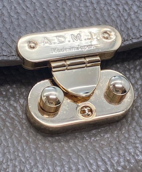 A.D.M.J.（エーディーエムジェイ）A.D.M.J. (エーディーエムジェイ) ショルダーウォレット ブラウンの古着・服飾アイテム