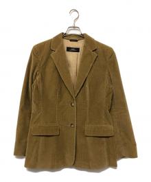 MaxMara（マックスマーラ）の古着「コーデュロイジャケット」｜ブラウン
