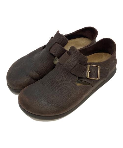 BIRKENSTOCK（ビルケンシュトック）BIRKENSTOCK (ビルケンシュトック) レザーサンダル ブラウン サイズ:27の古着・服飾アイテム