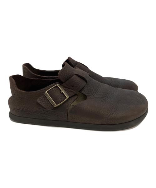 BIRKENSTOCK（ビルケンシュトック）BIRKENSTOCK (ビルケンシュトック) レザーサンダル ブラウン サイズ:27の古着・服飾アイテム