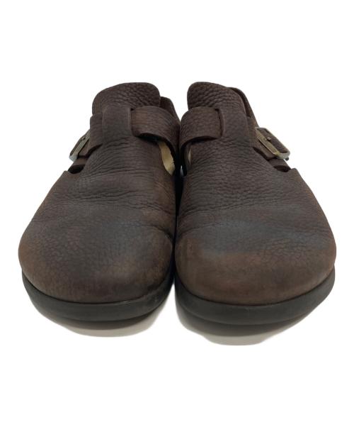BIRKENSTOCK（ビルケンシュトック）BIRKENSTOCK (ビルケンシュトック) レザーサンダル ブラウン サイズ:27の古着・服飾アイテム